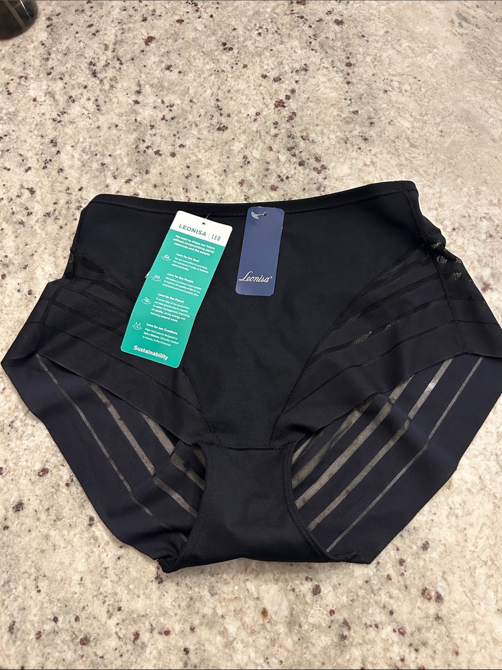 Leonisa High-Waist Shapewear Briefs in Black